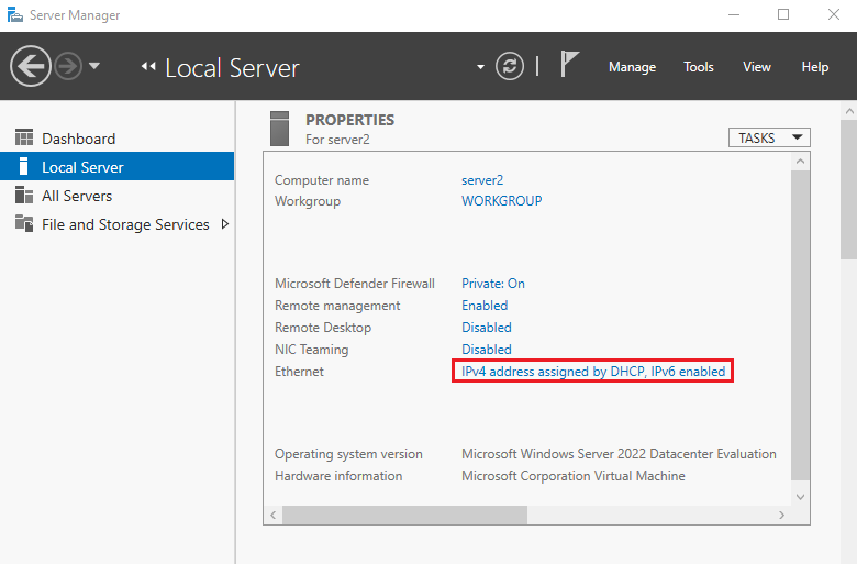 Cài đặt DHCP Server