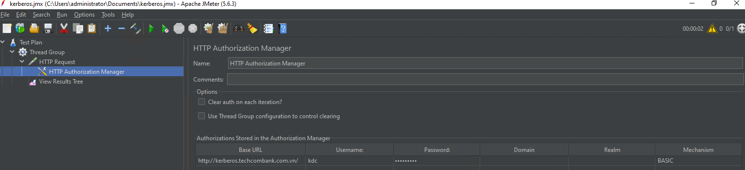 Thêm HTTP Authorization Manager