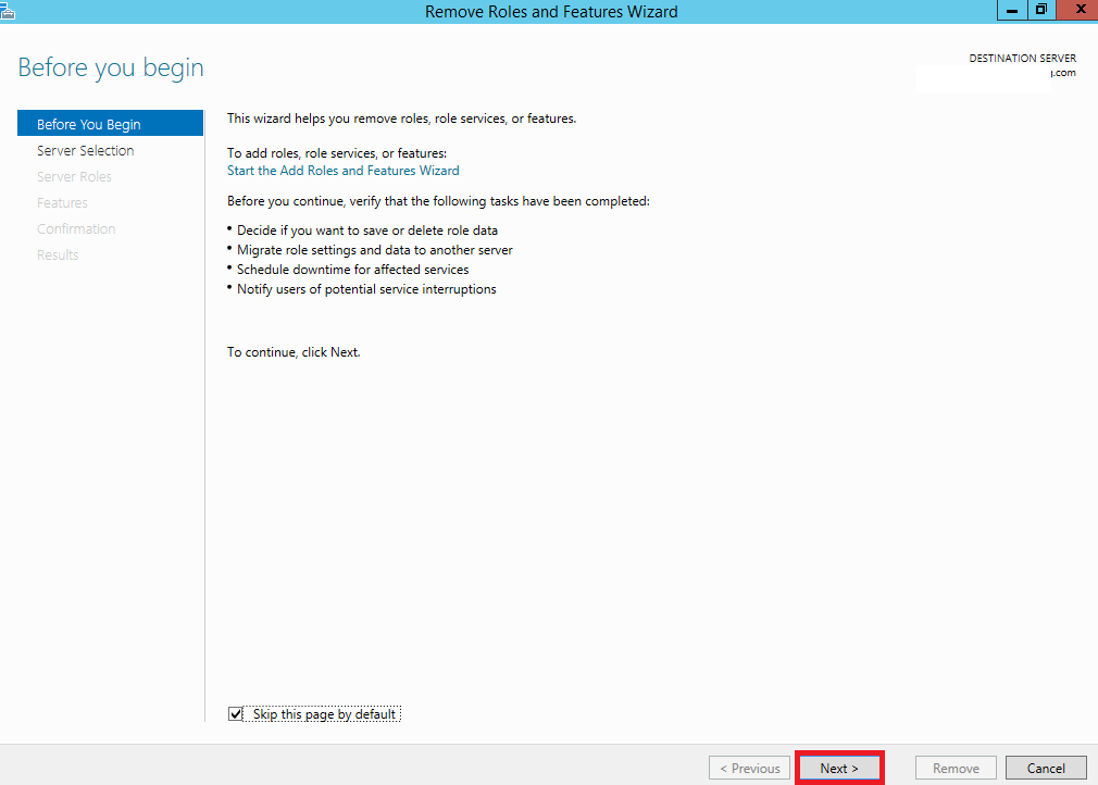 Remove Domain Controller