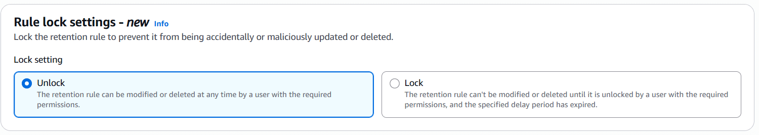 Bảo vệ Snapshot với Recycle Bin