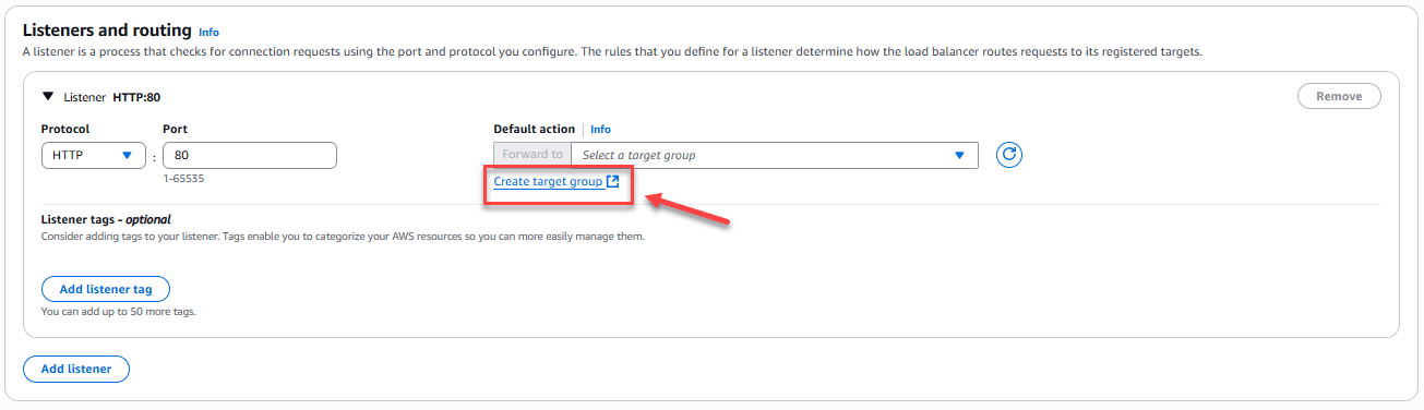 Tạo Application Load Balancer