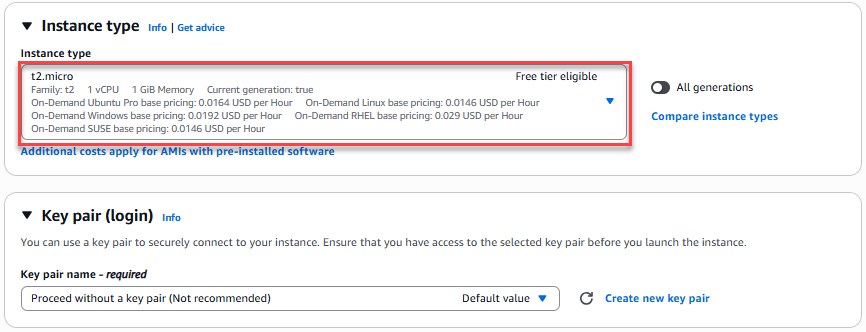 Tạo 2 EC2 Instance để làm target