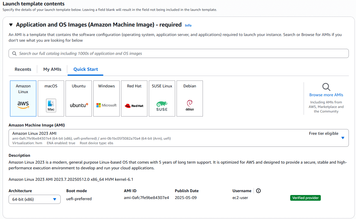 Tạo Launch Template