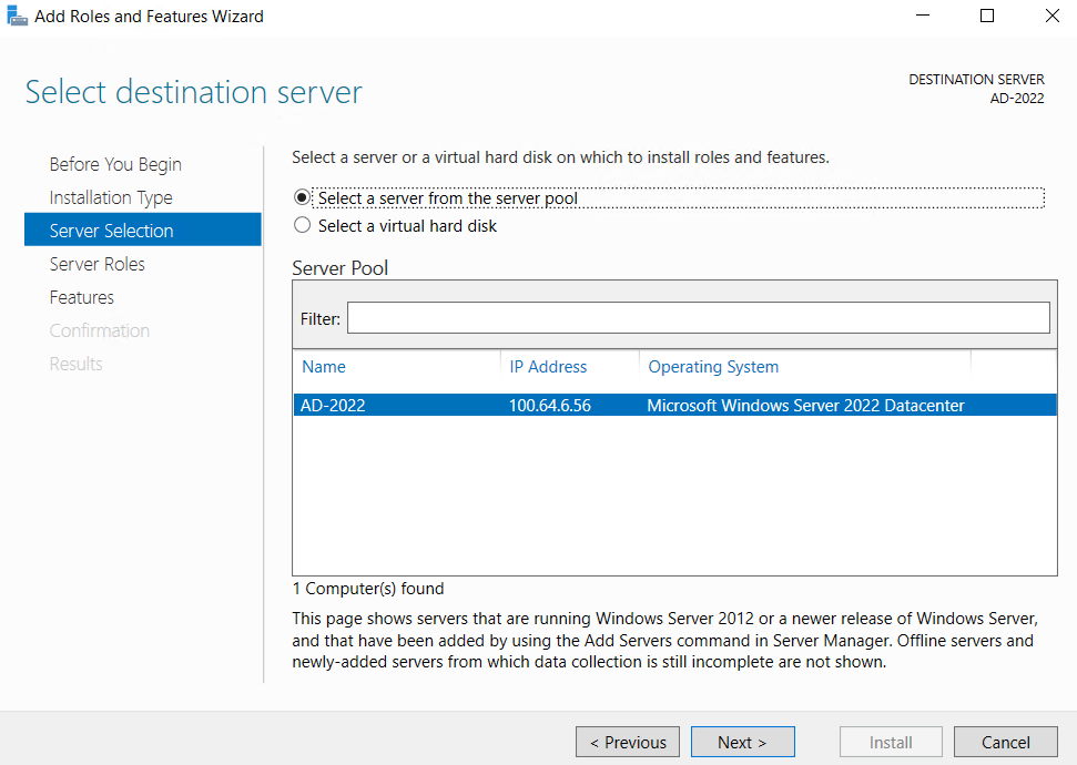 Cài đặt Active Directory Domain Service