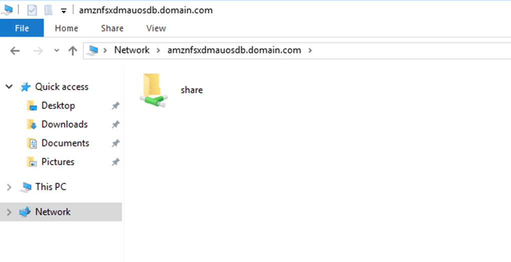 Cấu hình Amazon FSx