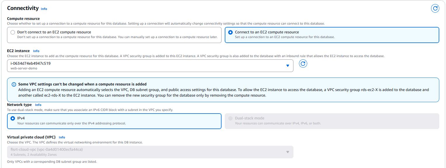 Tạo RDS DB Instance