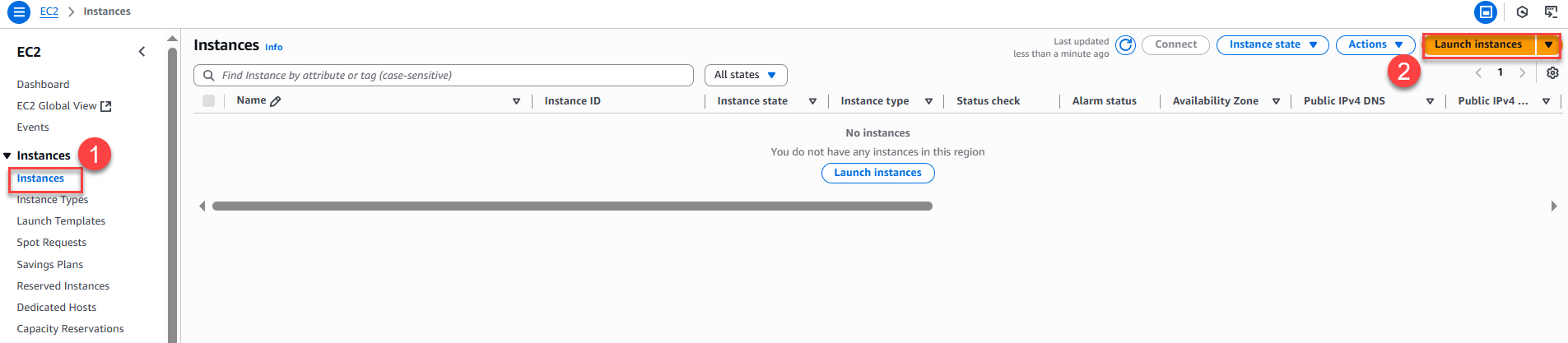Tạo EC2 Instance (Amazon Linux)
