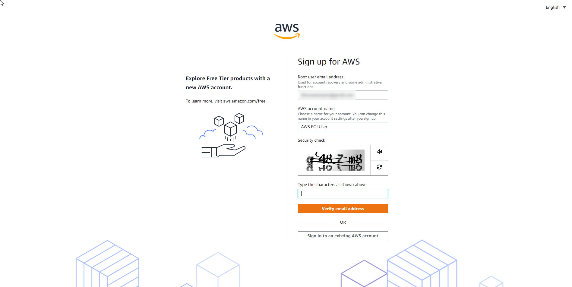 Hướng dẫn tạo tài khoản AWS Free 1 năm