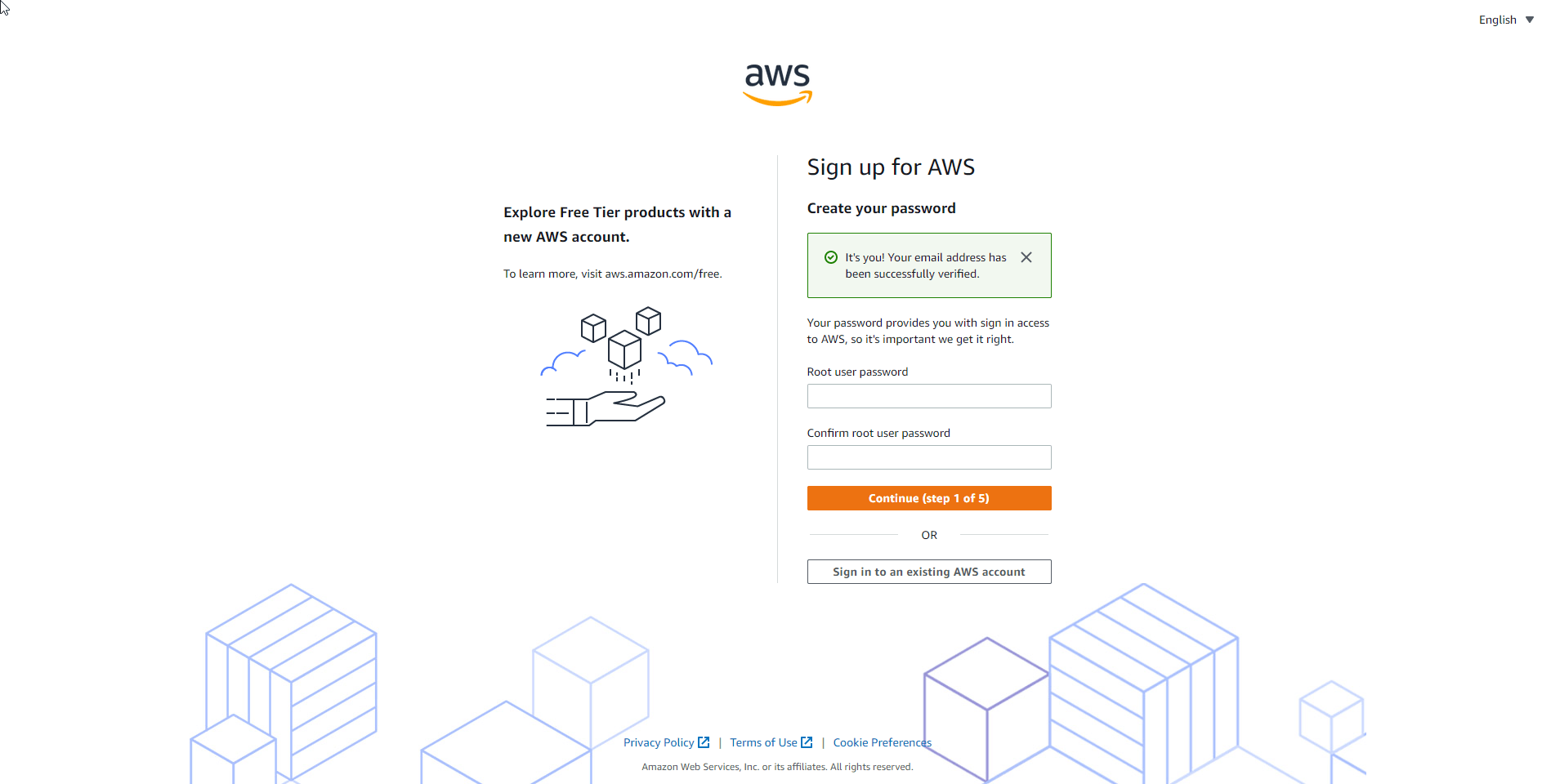 Hướng dẫn tạo tài khoản AWS Free 1 năm
