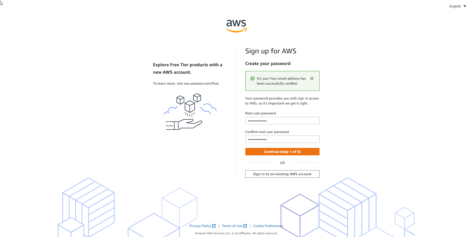 Hướng dẫn tạo tài khoản AWS Free 1 năm