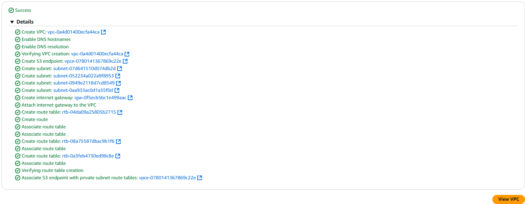 Create a Virtual Private Cloud (VPC)