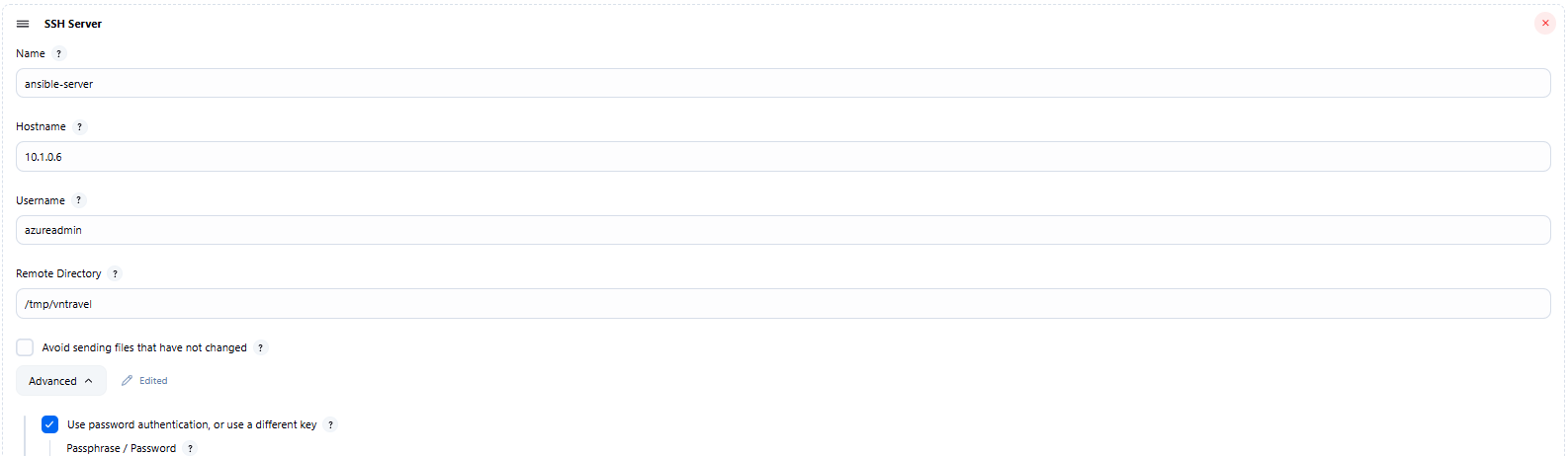 Cấu hình SSH Ansible Server
